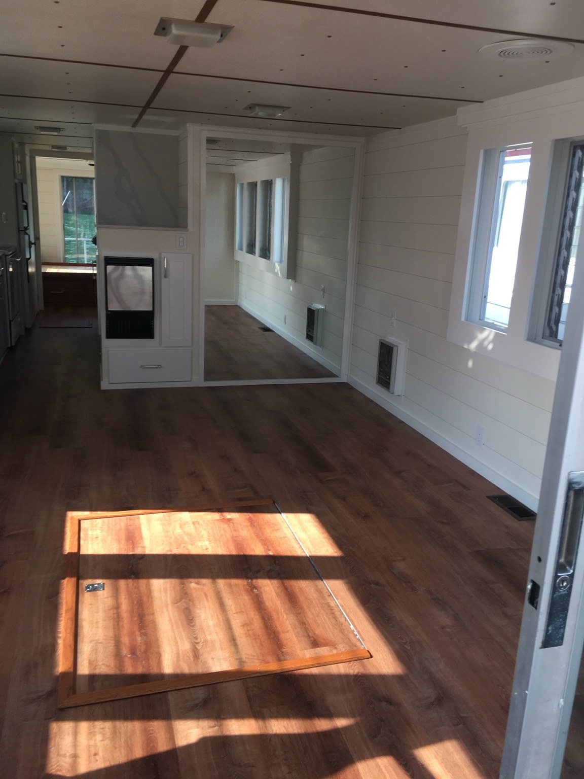 Houseboat interior renovations