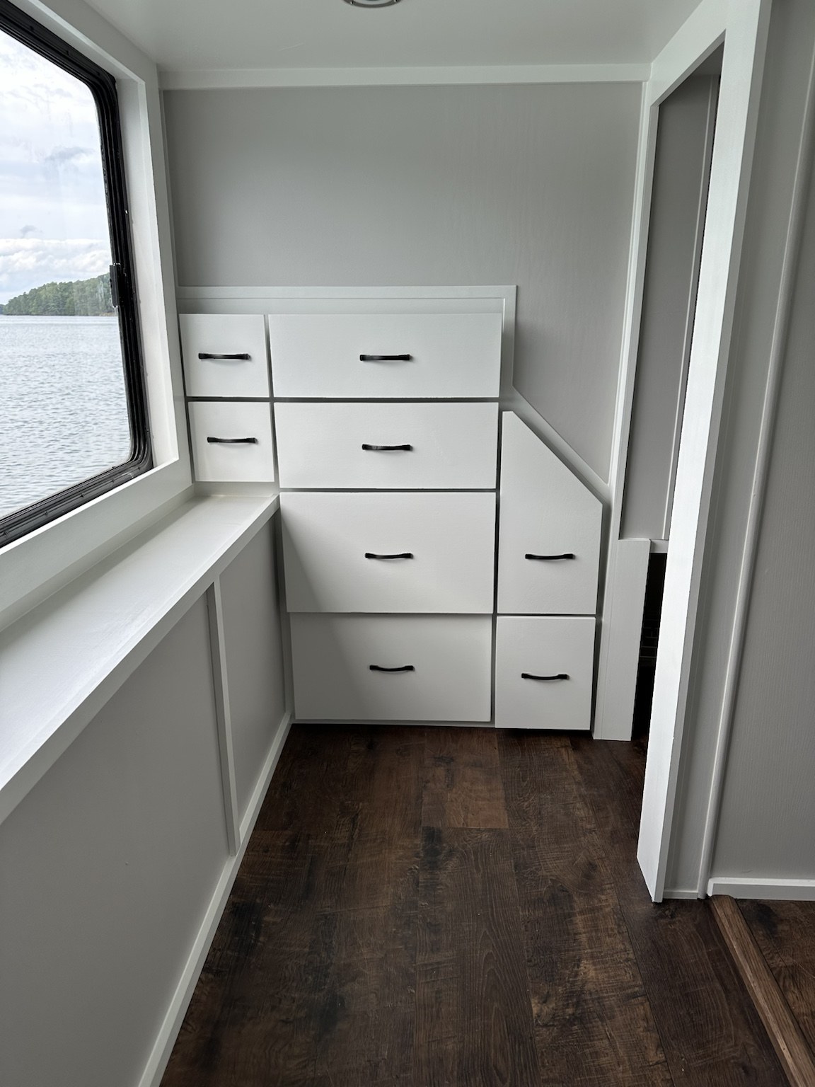 Houseboat project after renovation