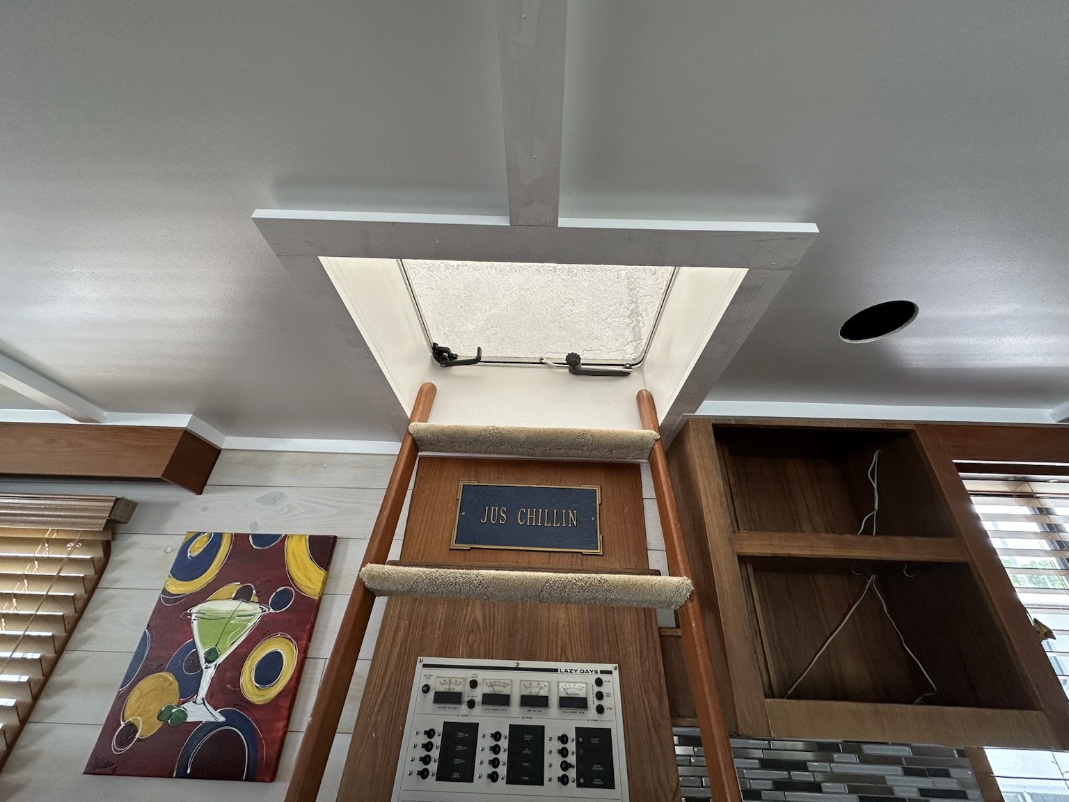 Finished marine coffered ceiling — photo 4