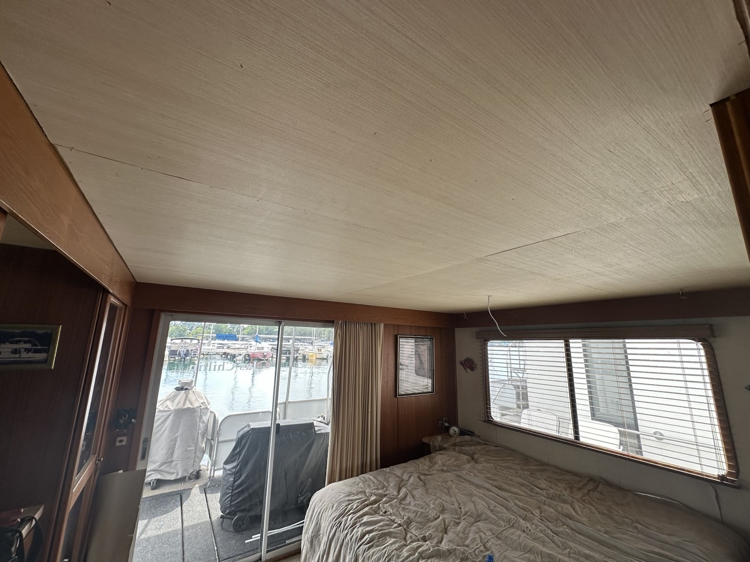 Marine coffered ceiling renovation process — photo 13