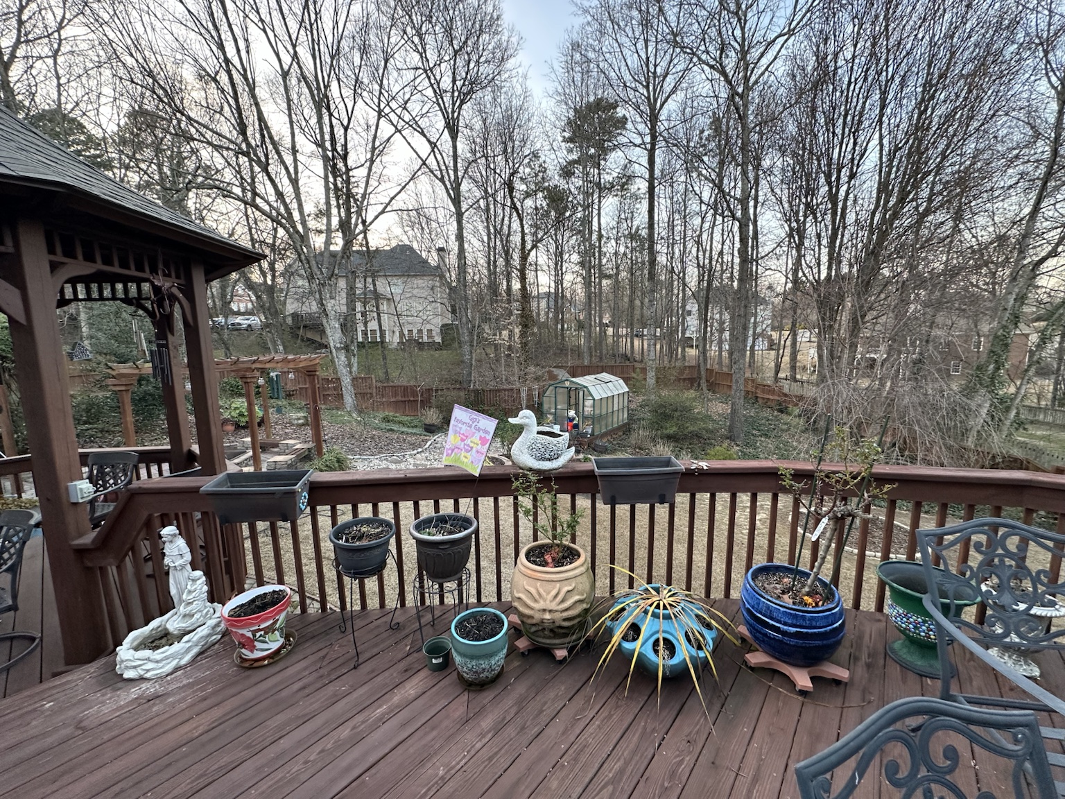 Deck & Exterior Renovation before — view 2