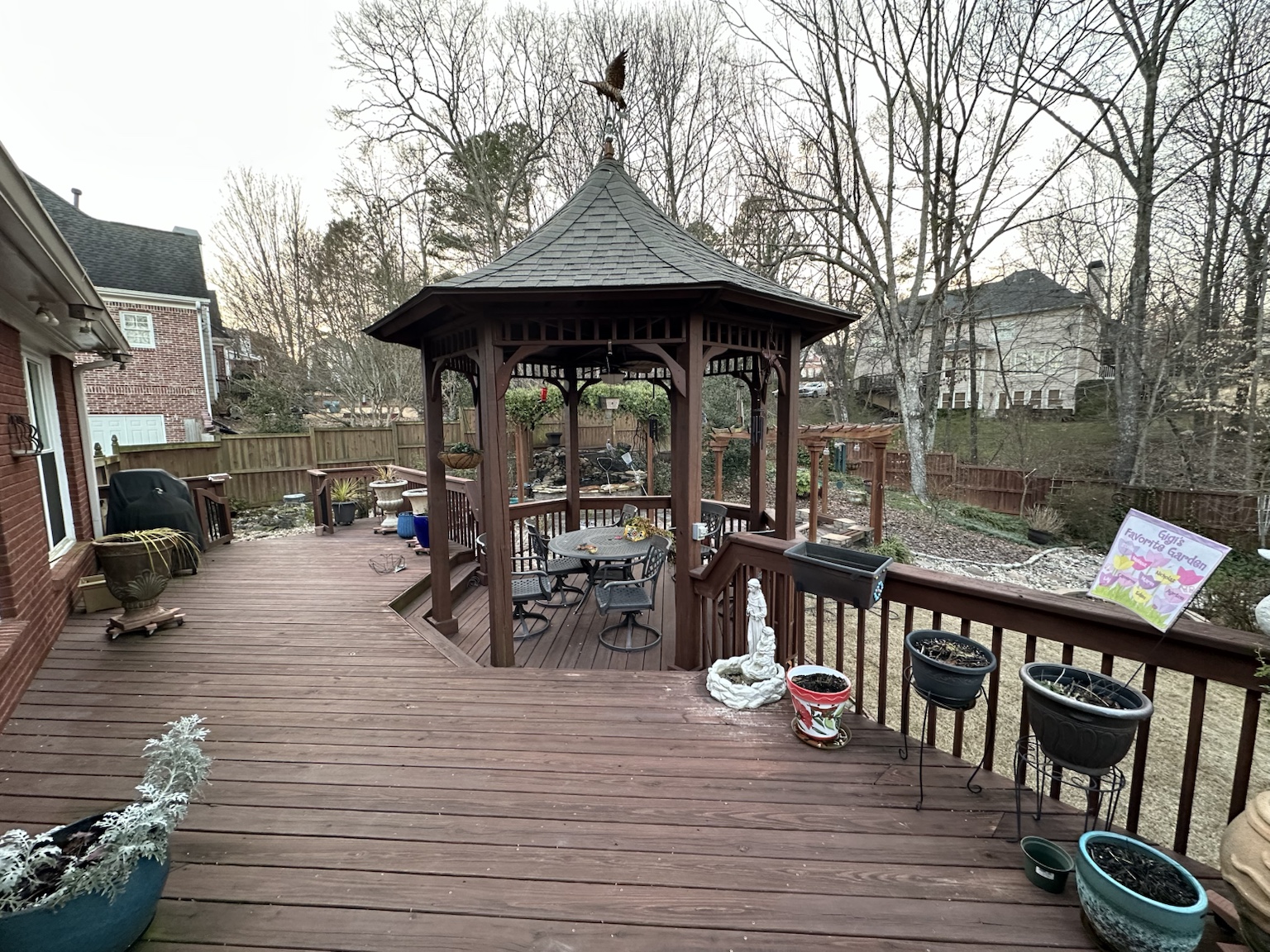 Deck & Exterior Renovation before — view 3