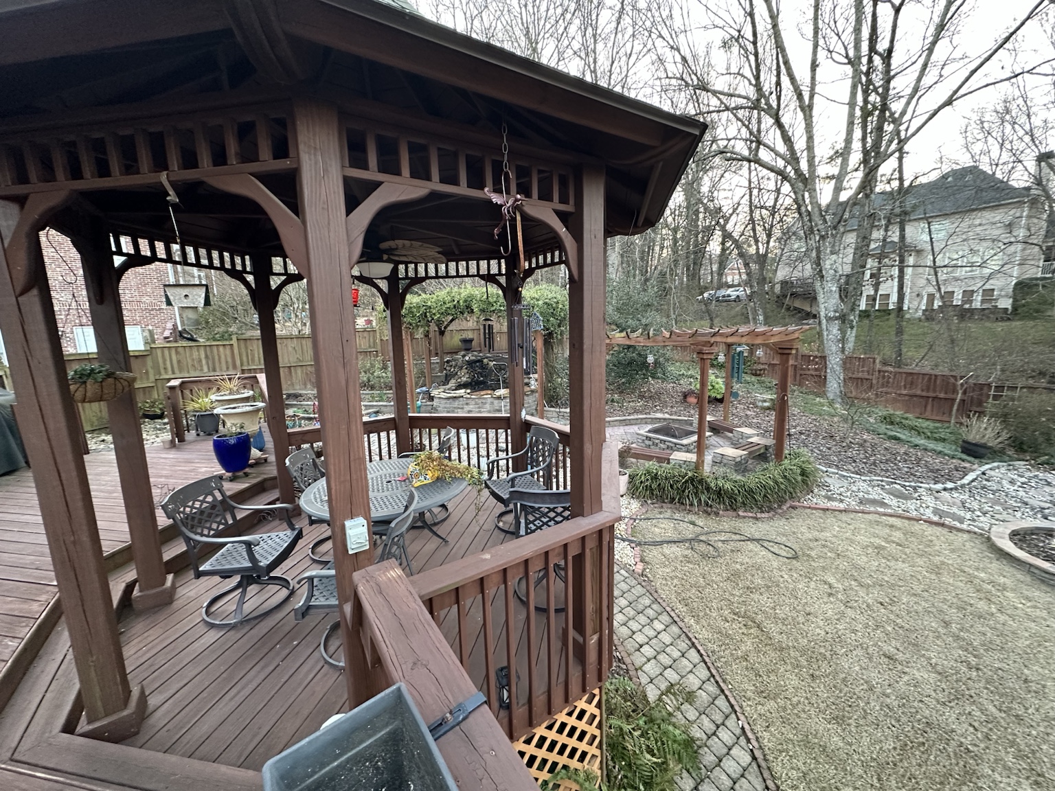 Deck & Exterior Renovation before — view 4