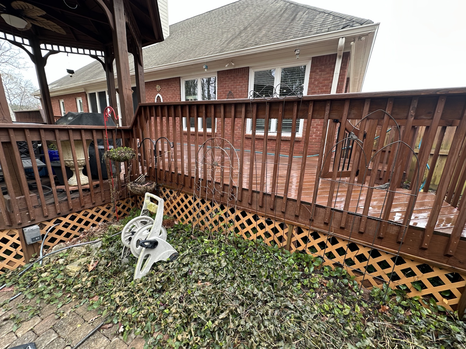 Deck & Exterior Renovation before — view 5