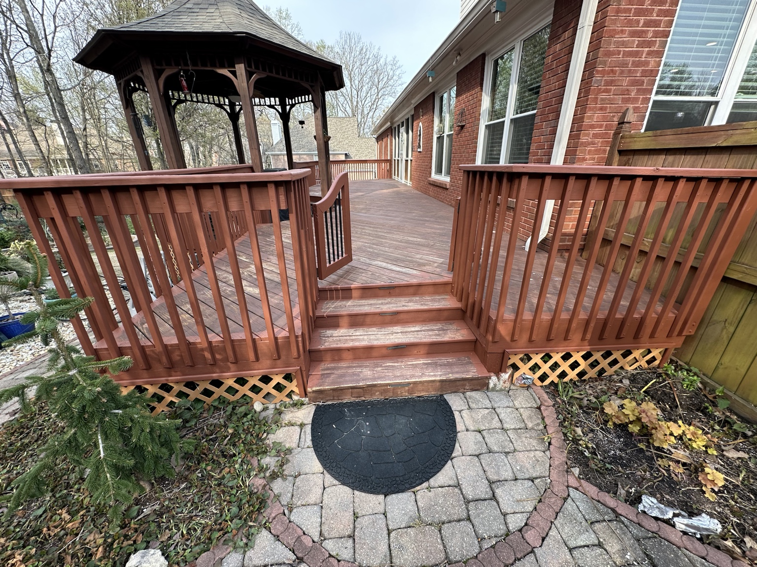 Deck & Exterior Renovation before — view 6