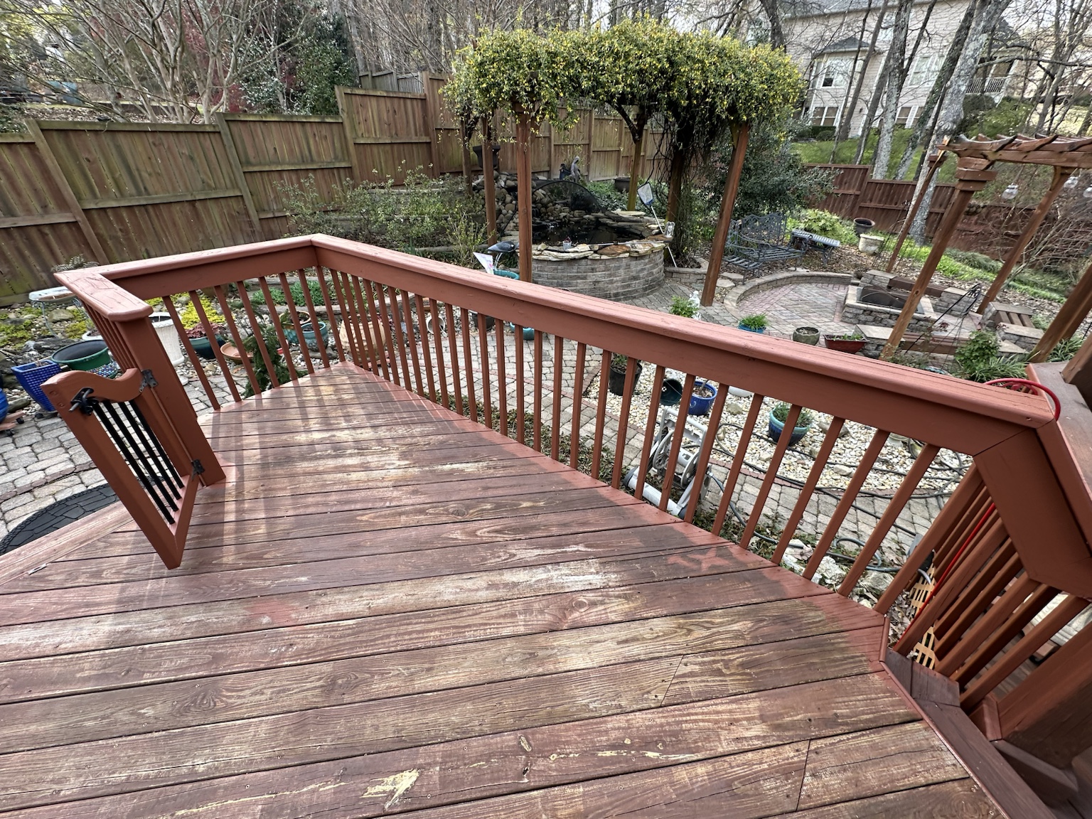 Deck & Exterior Renovation before — view 7